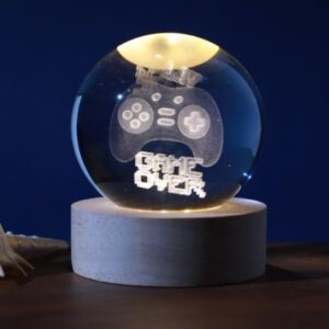 Glob de cristal luminos Let's Play, 8cm iTotal