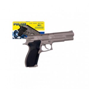 Pistol Politie 8 cartuse 3+ silver GONHER