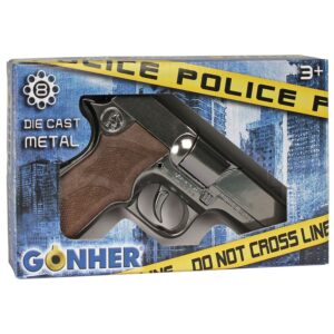 Pistol Politie 8 cartuse 3+ old silver GONHER