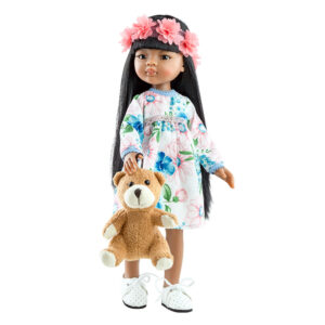 Papusa Meily 32cm cu ursulet Paola Reina