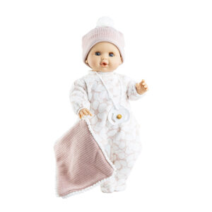 Papusa interactiva Sonia 36 cm (salopera roz pal) PAOLA REINA