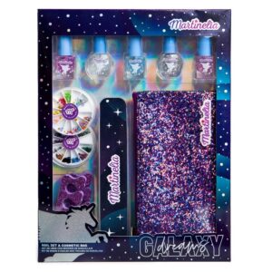 Set produse de ingrijire unghii si geanta cosmetica Galaxy Dreams MARTINELIA