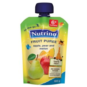 Piure NUTRINO mere, pere si pepeni galbeni 100g (6 luni)