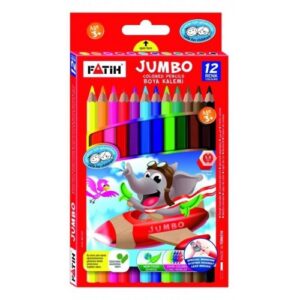 Creioane color 12 cul. Fatih Jumbo 33412