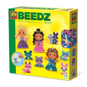 Set margele de calcat Printese si animale SES