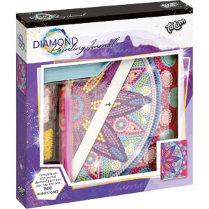 Set de creatie Caiet cu diamante Flori TOTUM