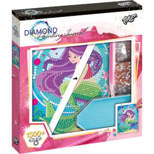 Set de creatie Caiet cu diamante Sirena TOTUM