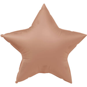Balon Stea 45cm Roz Vintage Ultra Mat Folat