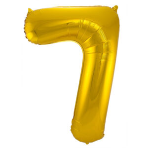 Balon Folie 86cm Auriu Cifra 7 Folat
