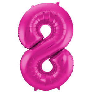 Balon Folie 86cm Magenta Cifra 8 Folat