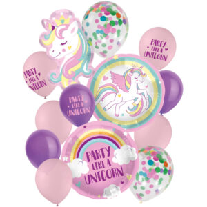 Set 13 baloane Unicorn Folie/Latex Folat