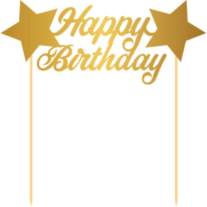 Topper Tort Happy Birthday Folat