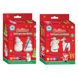Set creativ - Figurina de pictat - 2 bucati/set - 16 x 13 x 5 cm Grafix NY