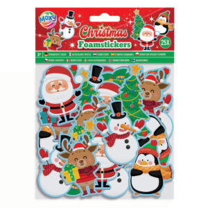 Set 25 stickere din spuma motive de Craciun Grafix NY