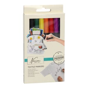 Markere textil 8buc RMS