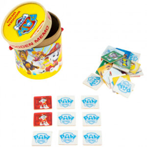 Joc de memorie din lemn cu 36 carduri Paw Patrol SPIN MASTER