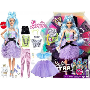 Papusa Barbie EXTRA par albastru MATTEL