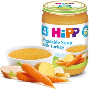 Supa de legume cu carne de curcan HiPP 190 G