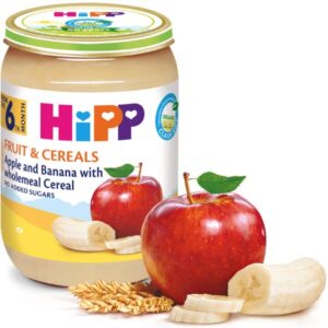 Pireu-terci cu mere si banana HiPP 190 G