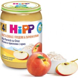 Pireu-terci cu fructe si orez HiPP 190 G