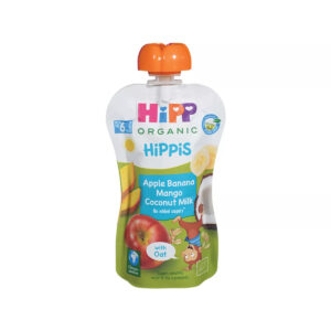 Piure de mar,banana,mango, lapte de cocos cu ovaz (6 luni) 100 g HiPP