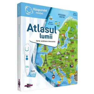 Cartea interactiva -ATLASUL LUMII Raspundel Istetel ALBI