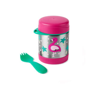 Termos pentru mincare+lingurita Flamingo SKIP-HOP