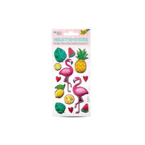 Autocolante cu paiete Tropical 13 piese Folia