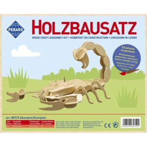 3D Puzzle din lemn Scorpion Pebaro