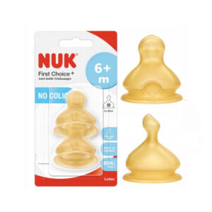Tetina latex lapte Prima alegere 6-18luni M N2 Nuk