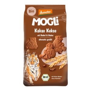 Biscuiti Organic cu cocao Tiger 125g Mogli