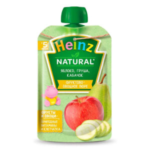 Piure HEINZ Mere, pere si dovlecei d/p 90g