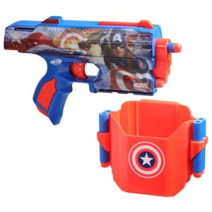 Arma Marvel Blaster Captain America NERF HASBRO