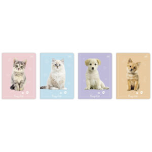 Caiet A5 16 foi patratele Puppy Sign