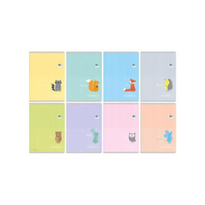 Caiet A5 16 foi patratele in asort. BEBE Kids