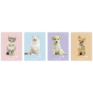 Caiet A6 32 foi patratele Puppy Sign