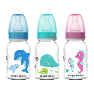 Biberon cu git ingust 120мл PP LOVE and SEA Canpol