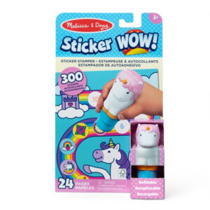 Album Sticker WOW! Cu stampila Unicorn Melissa and Doug