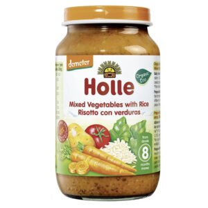 Piure Holle de orez cu amestec de legume (8 luni+)Bio Organic 220g