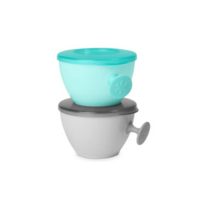 Set 2 boluri Soft Gri + Turcoaz SKIP-HOP