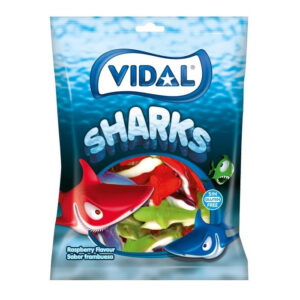Bomboane gumate Sharks 90gr Vidal
