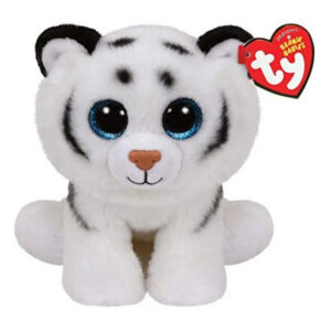 Beanie Babies TUNDRA Tigru alb, plus 15 cm