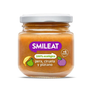 Smileat Piure organic din trei fructe, 6luni+, 130g